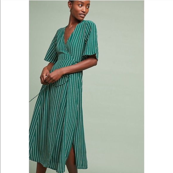 Faithfull the Brand Dresses & Skirts - Faithfull the Brand Paseo Rich Green Wrap Dress